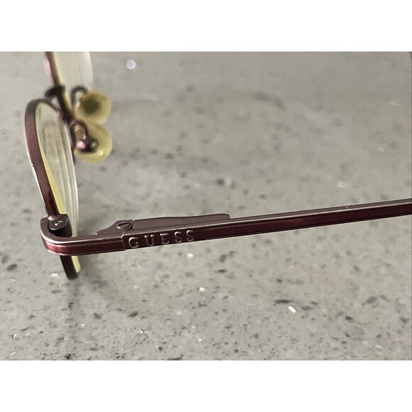 Guess BU 44-17-125 FLEX HINGES Purple Burgundy Full Rim Eyeglasses Frames ONLY - Picture 4 of 14